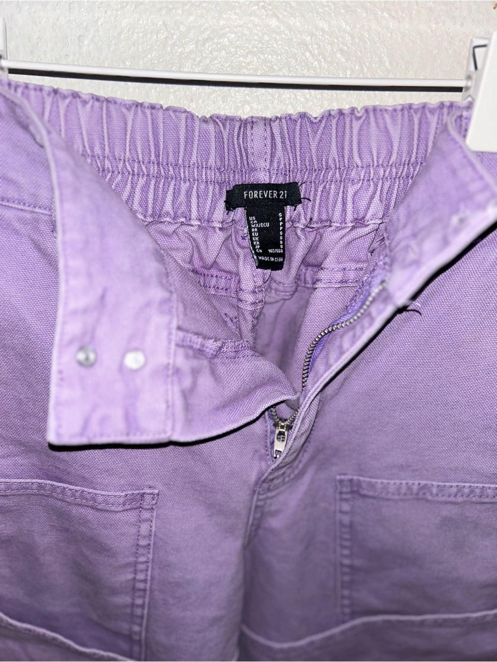 Forever 21 Purple Ankle Crop Jeans - Picture 3 of 3
